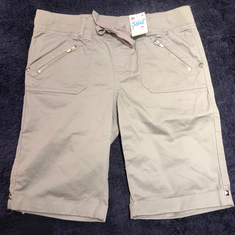 Justice mid length shorts new with tags